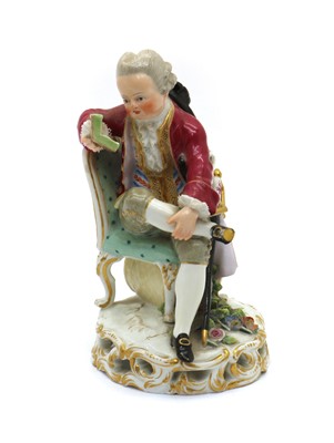 Lot 177 - A Meissen porcelain figure