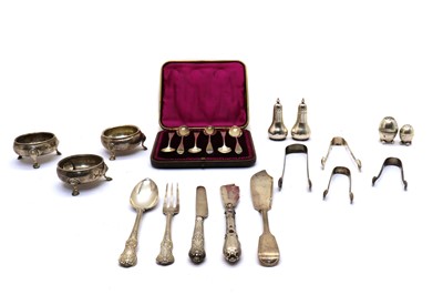 Lot 50 - A composed group of three silver open salts