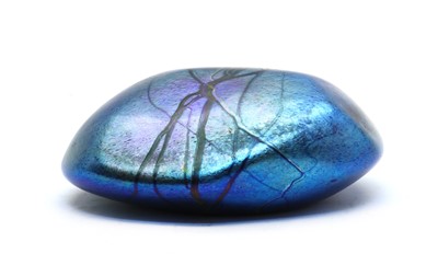 Lot 191 - An iridescent glass paperweight