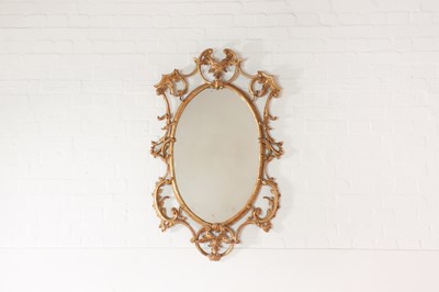 Lot 328 - A George III giltwood pier mirror