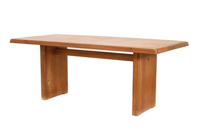 Lot 420 - A Pierre Chapo 'T14c' elm table