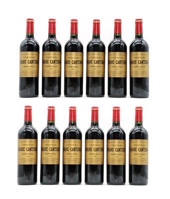Lot 100 - Chateau Brane-Cantenac, Margaux, 2006 (12, OWC)