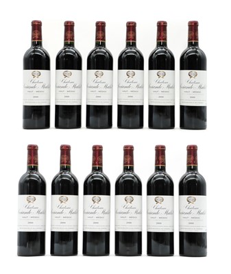 Lot 180 - Chateau Sociando Mallet, Haut-Medoc, 2000 (12, OWC)