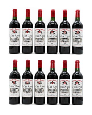 Lot 134 - Chateau La Croix Saint Andre, Pomerol, 2000 (12, OWC)