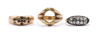 Lot 23 - Three gold rings