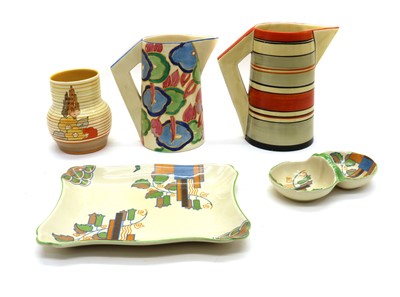 Lot 137 - A collection of Art Deco ceramics