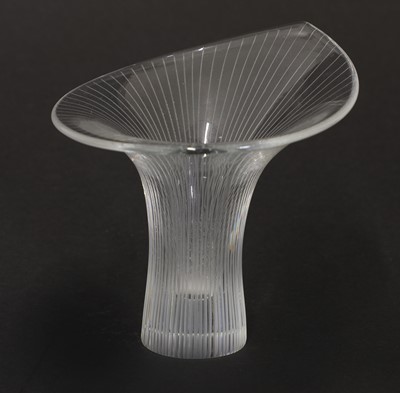 Lot 229 - An Iittala glass 'Kantarelli' vase