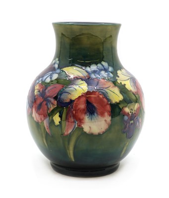Lot 199A - A Walter Moorcroft pottery 'Orchid' vase