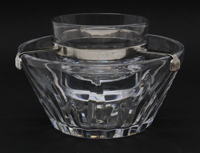 Lot 213 - A Baccarat glass caviar dish