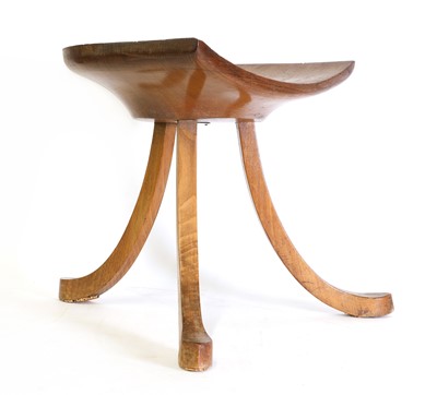 Lot 47 - A Liberty & Co 'Thebes II' oak stool