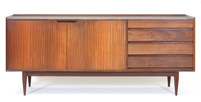 Lot 412 - An afrormosia teak sideboard