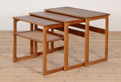 Lot 352 - A CFC Silkeborg teak nest of tables