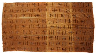 Lot 171 - A Mali mud cloth tribal panel