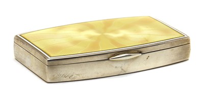 Lot 24 - A silver and enamel case