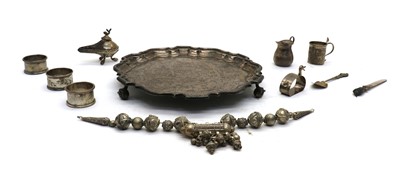 Lot 42A - A George V silver salver
