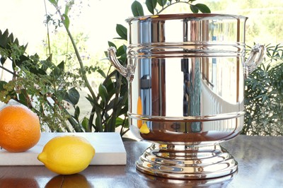 Lot 125A - A Christofle silver-plated 'Sully' champagne bucket