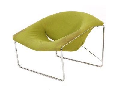 Lot 407 - A French 'Cubique' lounge chair