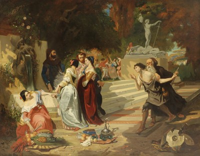 Lot 255 - Henri Baron (French, 1816-1885)