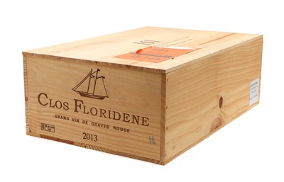 Lot 184 - Clos Floridene, Graves, 2013 (12, OWC)