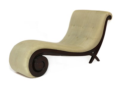 Lot 483 - A 'Le Meurice' chaise longue