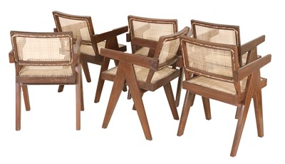 Lot 391 - Six 'V' Type armchairs