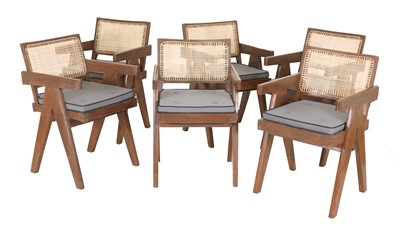Lot 391 - Six 'V' Type armchairs
