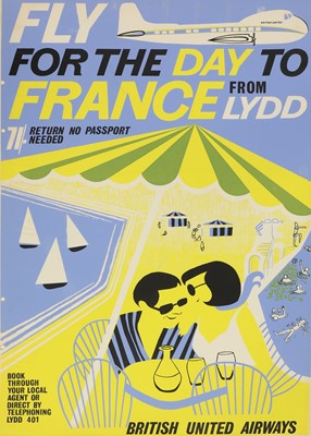Lot 206 - A set of four British United Airways posters