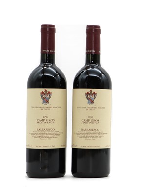 Lot 237 - Barbaresco, Camp Gros Martinenga, Tenute Cisa Asinari Dei Marchese Di Gresy, 1999 (2)