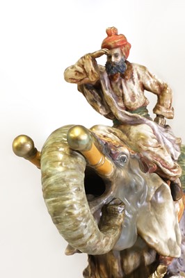 Lot 40 - An Austrian Art Nouveau Imperial Amphora porcelain figurine