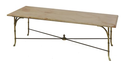 Lot 212 - A French Maison Baguès coffee table