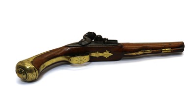 Lot 83 - A flintlock pistol by Brazier