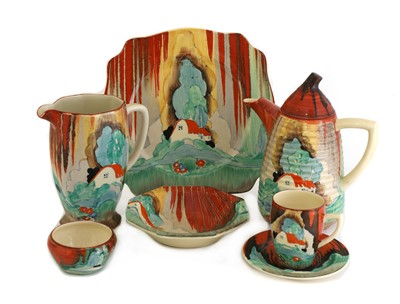 Lot 127 - A collection of Clarice Cliff 'Forest Glen' items