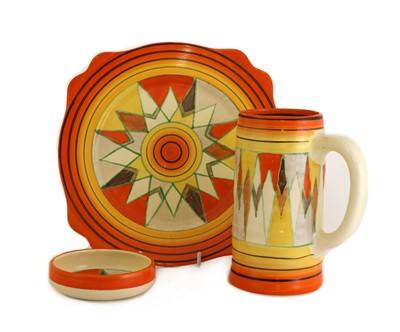 Lot 128 - A collection of Clarice Cliff 'Sungold' items