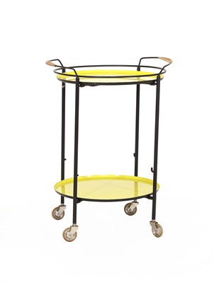 Lot 196 - A Danish two-tier serving trolley