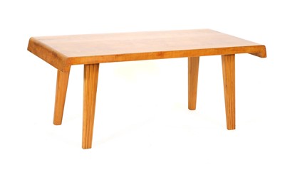 Lot 262 - A Swedish birch and burr walnut coffee table