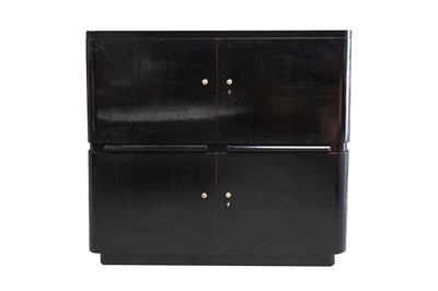 Lot 85 - A German Art Deco mahogany cabinet