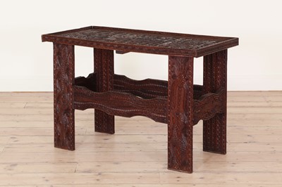 Lot 236 - An Agba stool