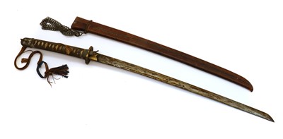 Lot 144 - A Japanese katana