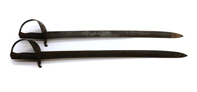 Lot 102 - A pair of 1859 pattern naval cutlass bayonets