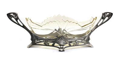 Lot 88 - An Art Nouveau WMF pewter dish