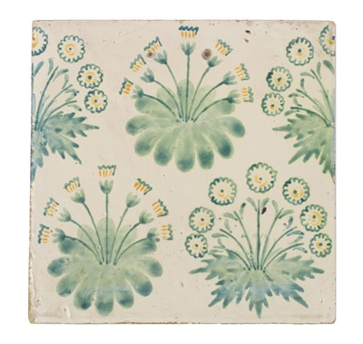 Lot 55 - A Morris & Co. 'Daisy' tile