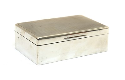 Lot 6 - A silver mounted cigarette box