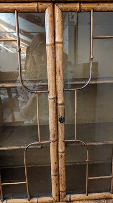 Lot 515 - A bamboo cabinet