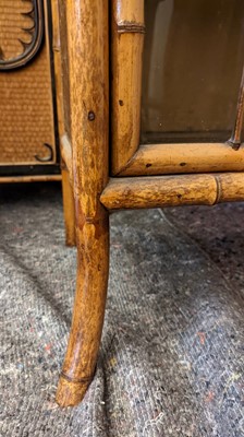 Lot 515 - A bamboo cabinet