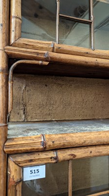 Lot 515 - A bamboo cabinet