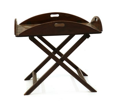Lot 465 - A butler's tray and stand coffee table