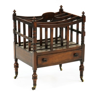 Lot 499 - A Regency rosewood Canterbury