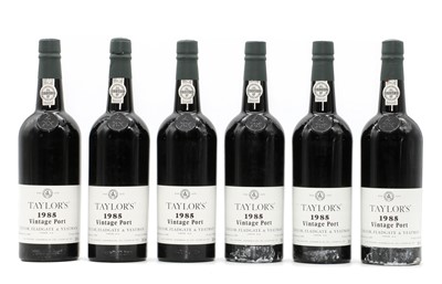 Lot 288 - Taylors, Vintage Port, 1985 (6 in 12 OWC)