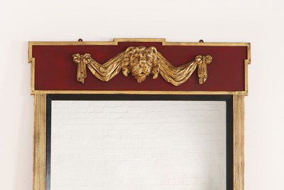 Lot 369 - A large Regency-style giltwood and composite mirror