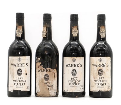Lot 291 - Warres, Vintage Port, 1977 (4)